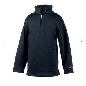 Obermeyer Thermal Top Big Kids Small Black Half quarter Zip Unisex S